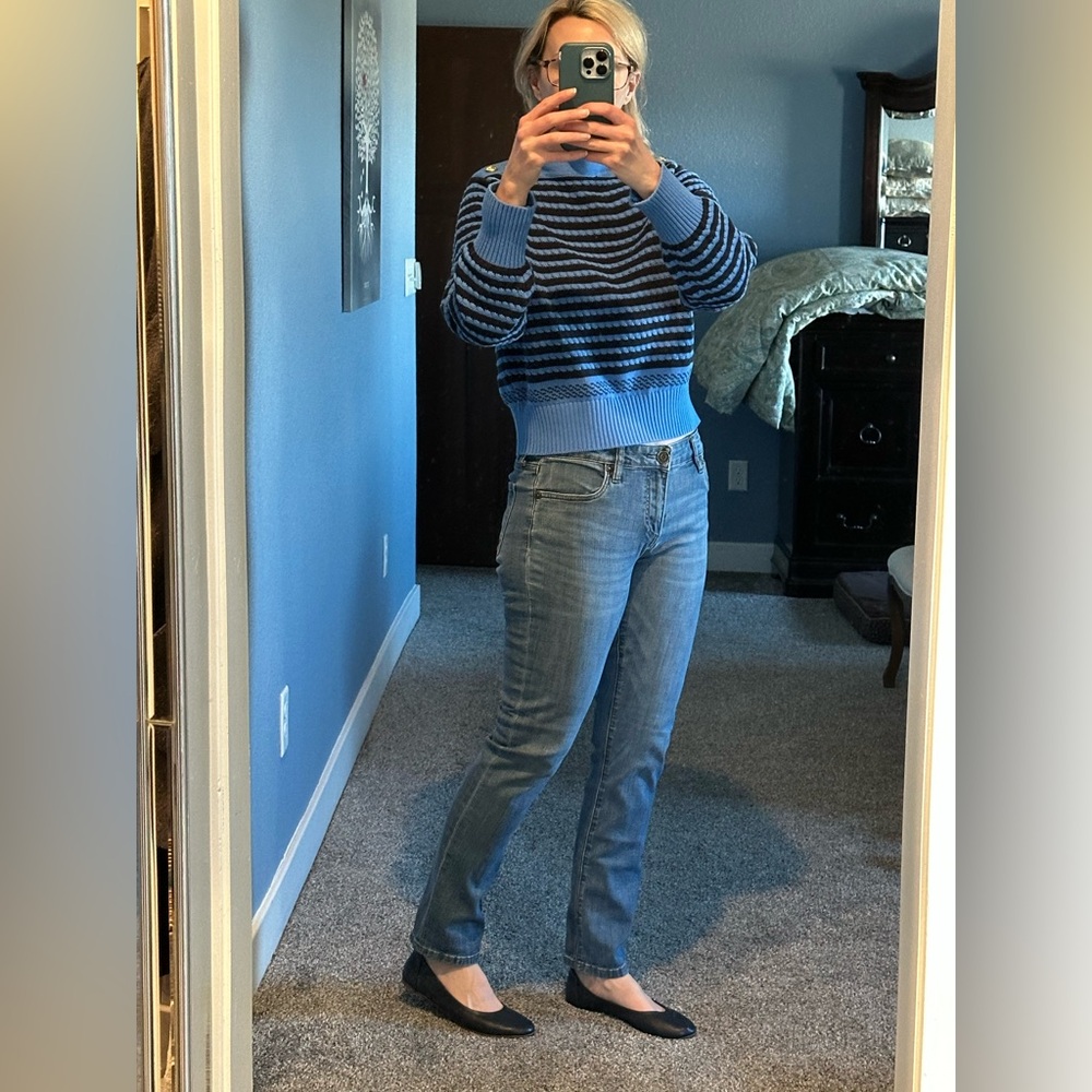 Kut from the Kloth Light Wash Straight Leg Jeans
